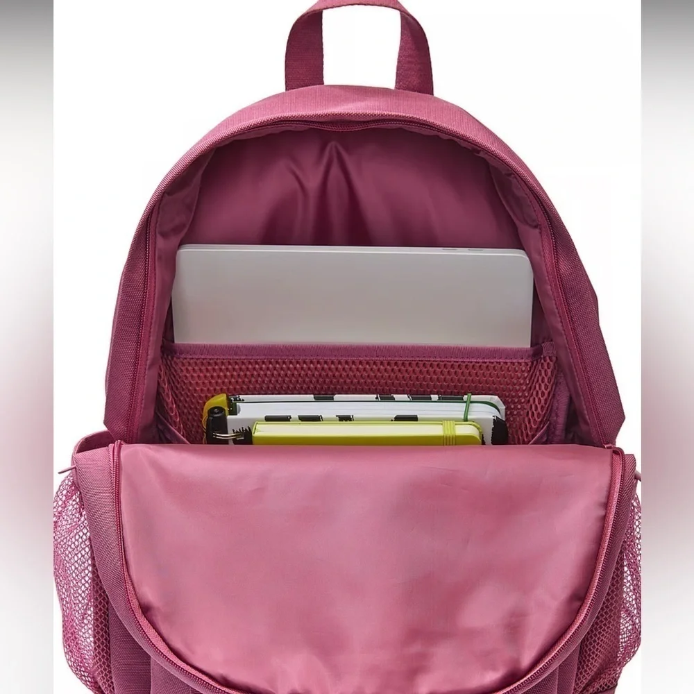 VS Pink Ivy Classic Canvas Backpack red violet pink color adjustable polyester - Picture 4 of 10
